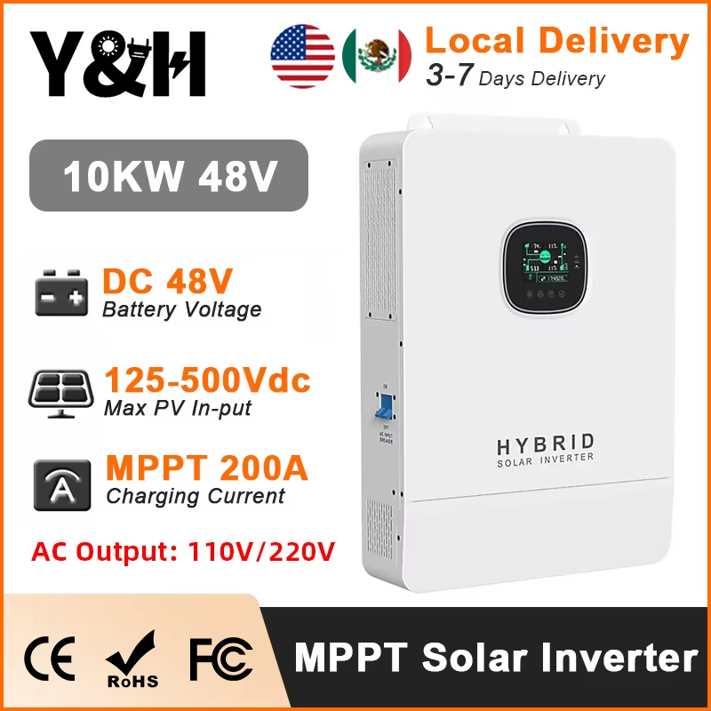 Split Phase Inverter 10Kw 110V 220V - Y & H 10KW HYBRID SOLAR