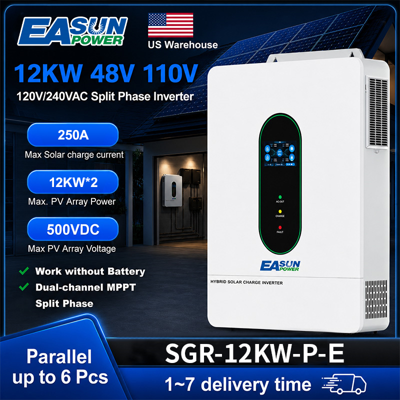 Grid Tie Inverter Limiter 2000W - อินเวอร์เตอร์พลังงานแสงอาทิตย์แบบไฮบริด EASUN POWER 12KW ระบบแยกเฟส 48V