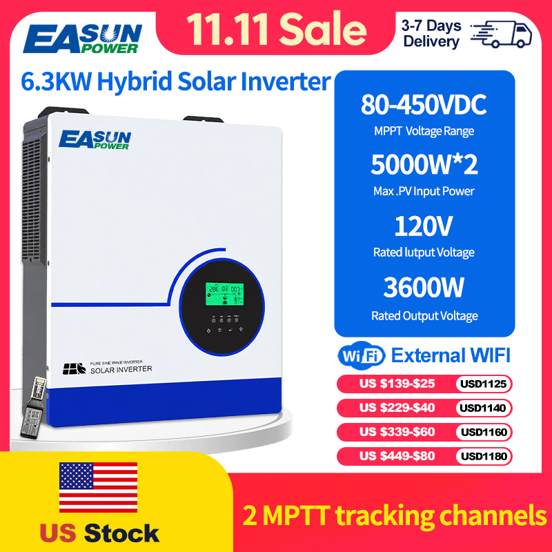 อินเวอร์เตอร์พลังงานแสงอาทิตย์ - Grid Tie Inverter Limiter 2000W บทวิจารณ์และราคา