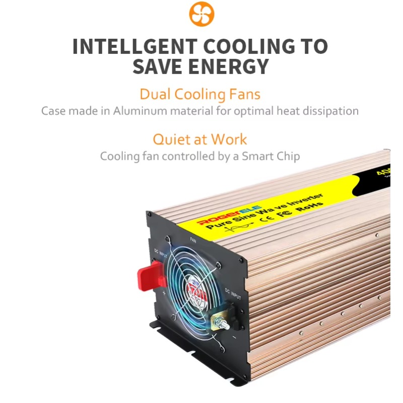 อินเวอร์เตอร์พลังงานแสงอาทิตย์ - Pure Sine Wave Inverter 5000W 48V 220V บทวิจารณ์และราคา