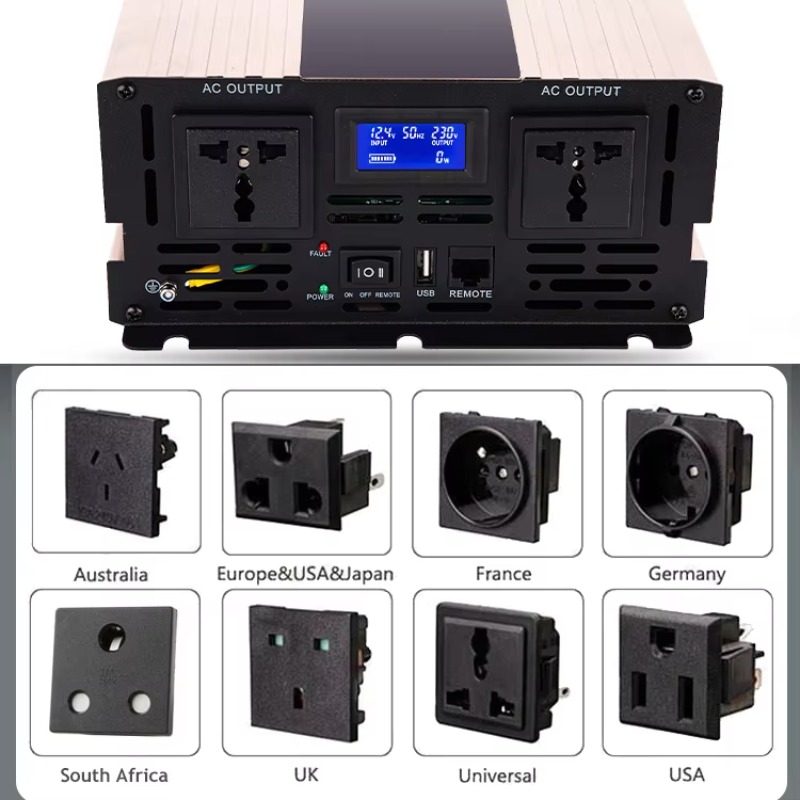 อินเวอร์เตอร์พลังงานแสงอาทิตย์ - Pure Sine Wave Inverter 5000W 48V 220V บทวิจารณ์และราคา