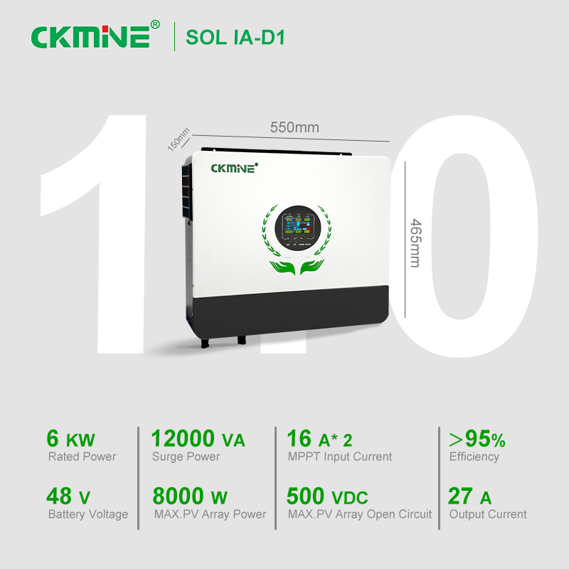 อินเวอร์เตอร์พลังงานแสงอาทิตย์ - Off Grid Solar Inverter 48V 6000W บทวิจารณ์และราคา